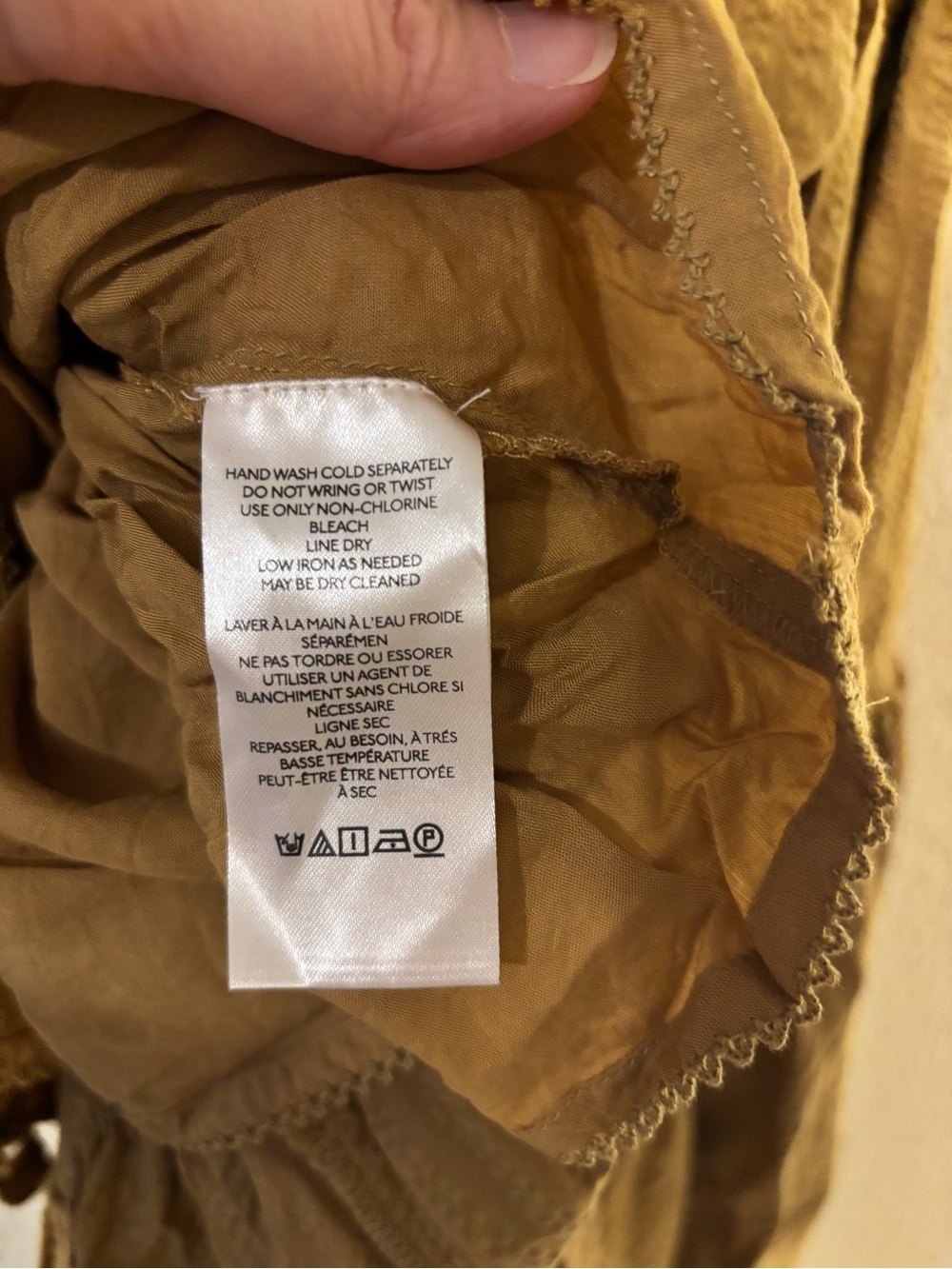 Anthropologie Maeve Mustard Seersucker Backless Tiered Maxi Dress - Picture 8 of 12